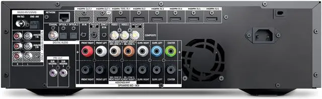 Alt view image 7 of 14 - Harman Kardon AVR-1710S 7.2-Channel Network A/V Receiver with Bluetooth Connectivity
