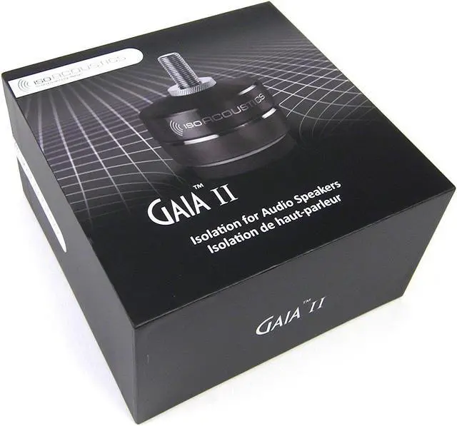Alt view image 2 of 16 - IsoAcoustics GAIA II Isolation Feet for Floorstanding Speakers and Subwoofers (4-pack)