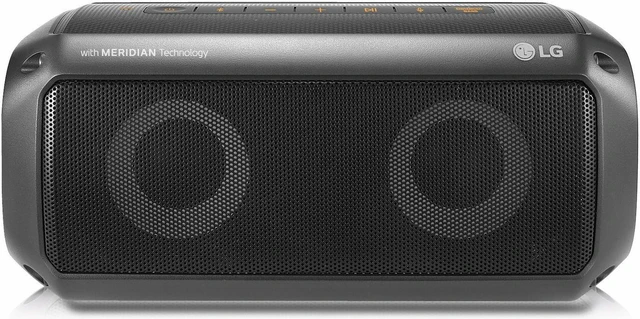 Alt view image 3 of 20 - LG PK3 IPX-7 Water Resistant Portable Bluetooth Speaker w/ Meridian Technology