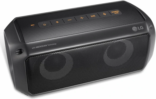 Alt view image 5 of 20 - LG PK3 IPX-7 Water Resistant Portable Bluetooth Speaker w/ Meridian Technology