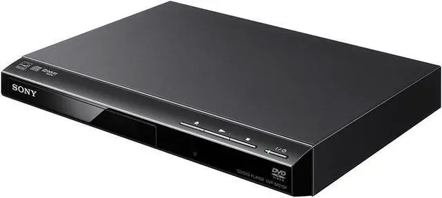 Alt view image 4 of 20 - Sony DVP-SR210P 1 Disc(s) DVD Player - 480p - Black - Dolby Digital, DTS