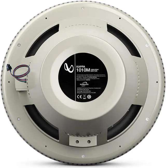 Alt view image 3 of 20 - Infinity KAPPA1010MAM 10" Premium RGB LED Subwoofer (White)