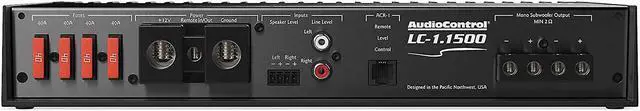 Alt view image 3 of 20 - AudioControl LC-1.1500 Mono Subwoofer Amplifier