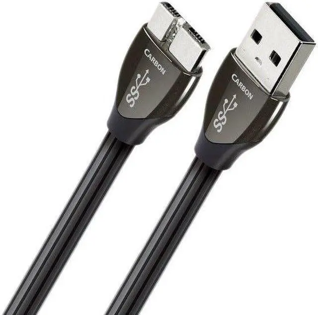 Alt view image 3 of 5 - AudioQuest Carbon Micro USB 3.0 to Micro - 2.46 ft. (0.75m)