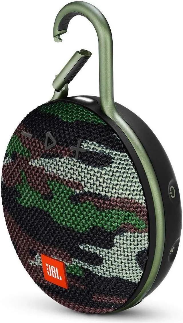 Alt view image 12 of 15 - JBL Clip 3 Portable Bluetooth Waterproof Speaker (Camouflage)