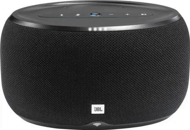 Alt view image 8 of 19 - JBL Link 300 Voice-Activated Speaker (Black)