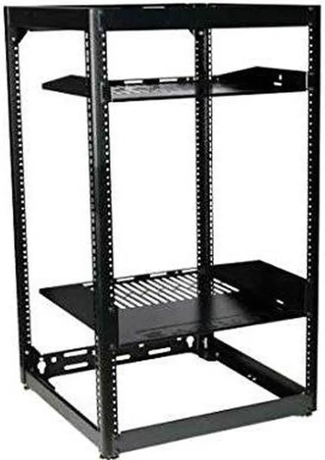 Alt view image 3 of 6 - Sanus CFR1620 35" Tall AV Rack 20U Stackable Skeleton Rack