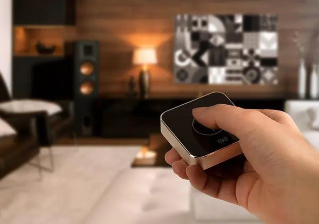 Main image of Eve Button - Apple HomeKit Smart Home Remote to Command Accessories and Scenes