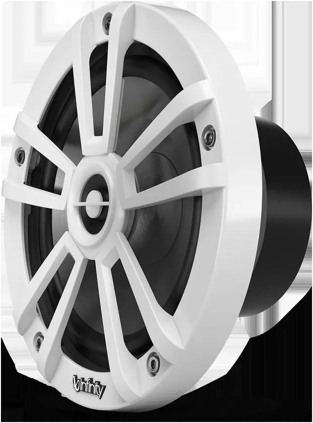 Alt view image 4 of 18 - Infinity 622MW 450W 6.5" 2-Way Water Resistant Coaxial Marine Audio Speakers