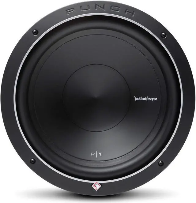 Alt view image 7 of 19 - ROCKFORD FOSGATE Punch P1S2-12 12" 500W 2-Ohm Power Car Audio Subwoofer Sub