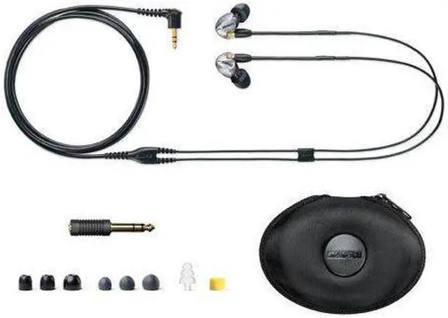 Alt view image 18 of 20 - Shure SE425 Pro In-Ear Sound Isolating Dual Driver Earphones - Clear