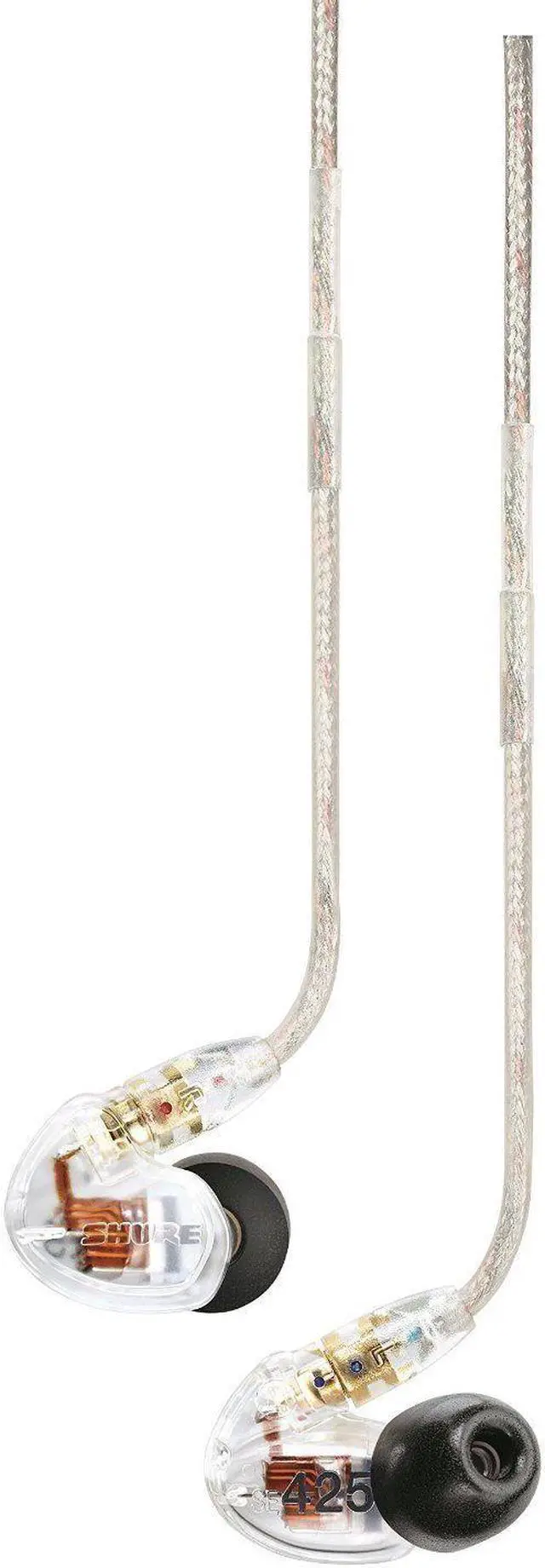 Alt view image 16 of 20 - Shure SE425 Pro In-Ear Sound Isolating Dual Driver Earphones - Clear