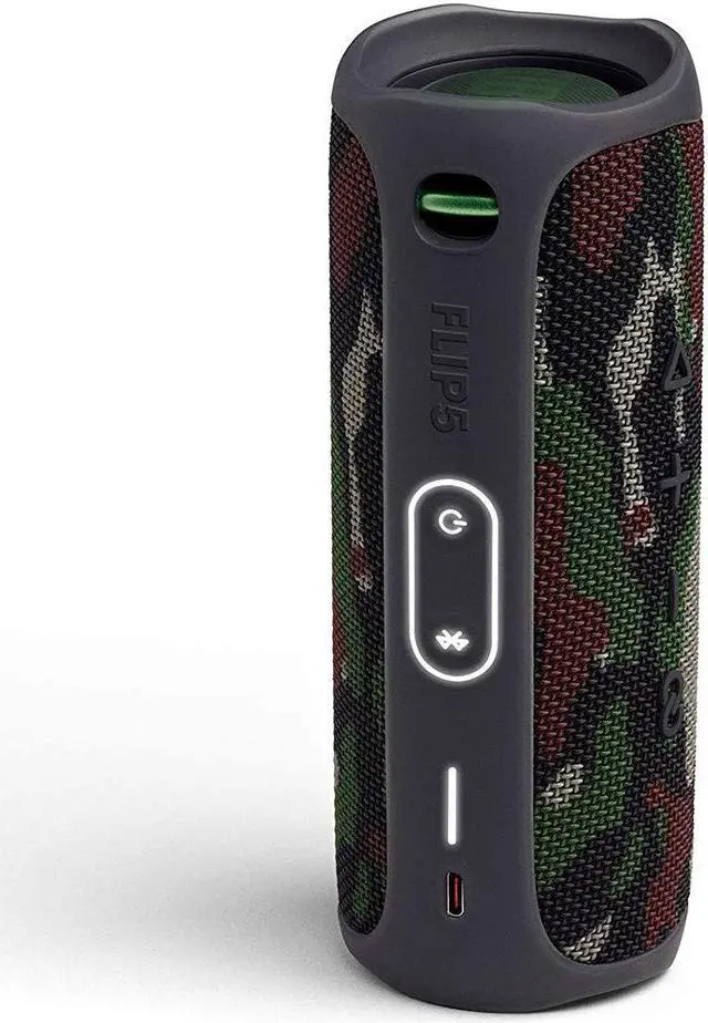 Alt view image 10 of 20 - JBL Flip 5 Portable Waterproof Bluetooth Speaker (Camoflauge)