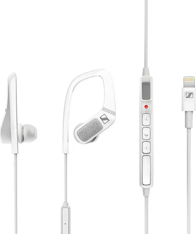 Alt view image 17 of 19 - Sennheiser AMBEO Smart In-Ear Headset with 3D Audio Recording (White)