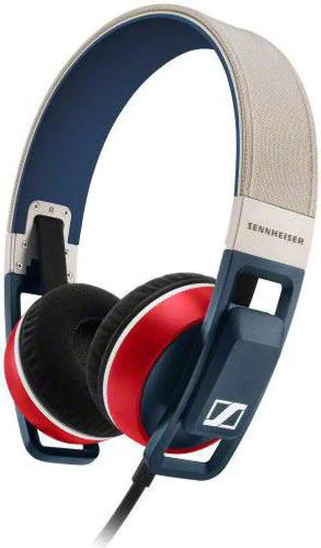 Alt view image 6 of 6 - Sennheiser Urbanite On-Ear Headphones with iPhone Controls (Red/Blue)