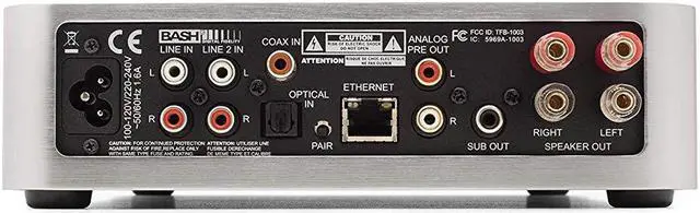 Alt view image 2 of 7 - Elac Discovery Series WiFi Streaming Integrated Amp (Ds-A101-G) SILVER