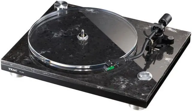 Alt view image 7 of 15 - TEAC TN-550 2-Speed Analog Turntable with Cartridge (Black)