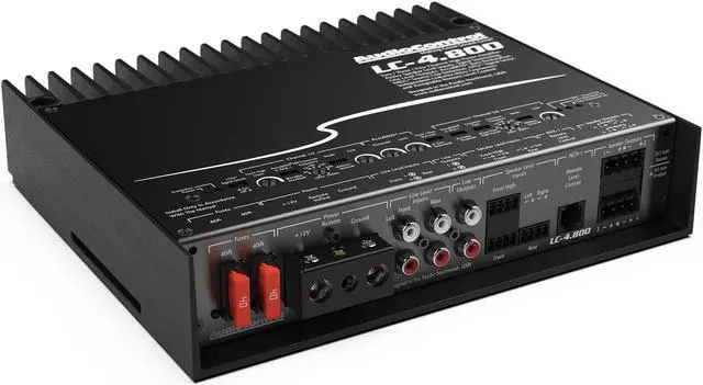 Alt view image 6 of 20 - AudioControl LC-4.800 High-Power Multi-Channel Amplifier with Accubass
