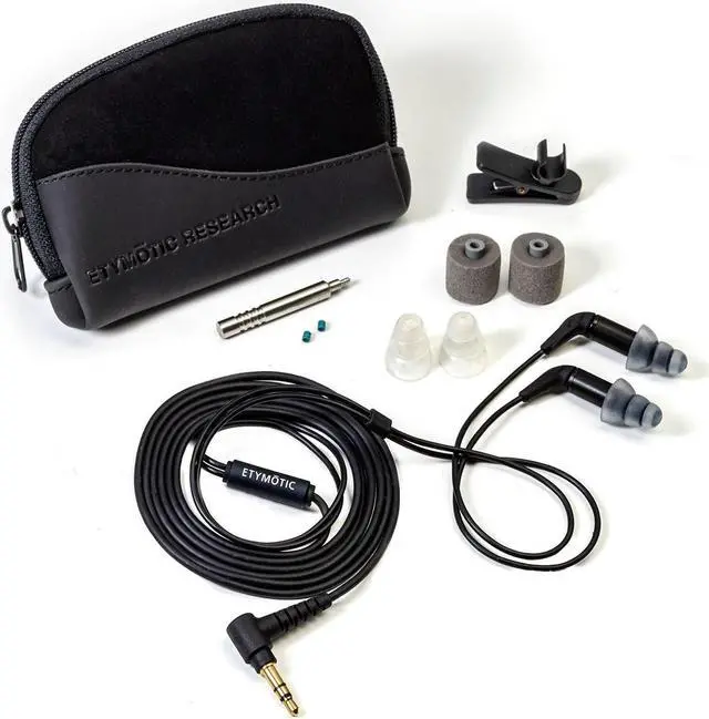 Alt view image 6 of 15 - Etymotic Research ER3XR Extended Response In-Ear Headphones (Black)