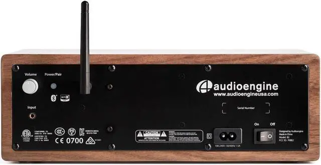 Alt view image 17 of 20 - Audioengine B2 Premium Wireless Speaker (Walnut)