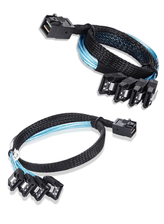 External Mini SAS SFF-8644 To Internal Mini SAS SFF-8643 Cable – 12Gb/s, 1M, HD SAS