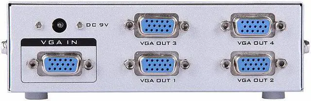Main image of 4-Port Way SVGA VGA Multi Video Monitor Display Splitter 250MHz MT-2504