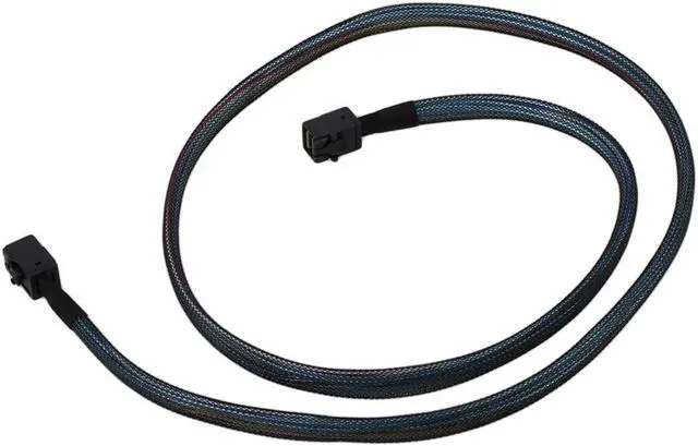 Alt view image 5 of 5 - 100cm Length MINI SAS SFF 8643 to SFF 8643 Data Cable Connective Cable