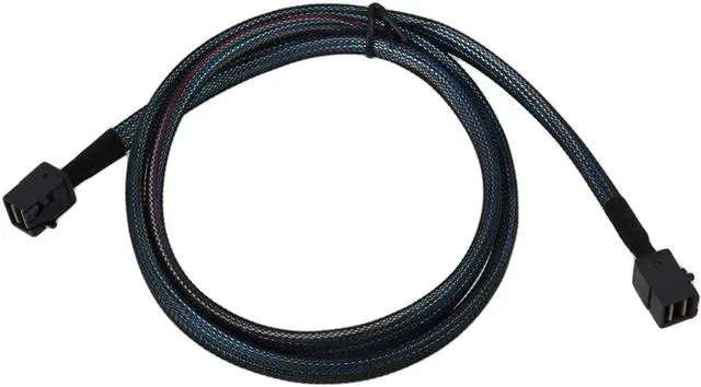 Alt view image 3 of 5 - 100cm Length MINI SAS SFF 8643 to SFF 8643 Data Cable Connective Cable