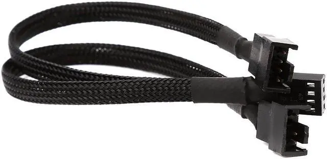 Alt view image 4 of 4 - 2Pcs 9inch 4 pin PWM Fan Splitter Y Extension Power Cable Cord