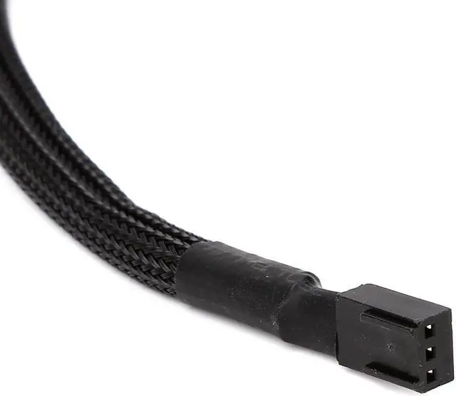 Alt view image 3 of 4 - 2pcs 3-pin PWM Fan Splitter Y Extension Power Cable for PC Internal Power