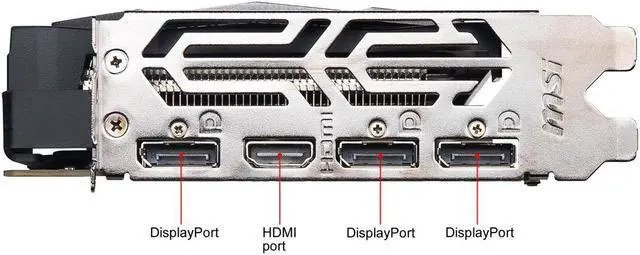 Alt view image 6 of 7 - MSI GeForce GTX 1650 SUPER DirectX 12 GTX 1650 Super Gaming X 4GB 128-Bit GDDR6 PCI Express 3.0 x16 HDCP Ready Video Card