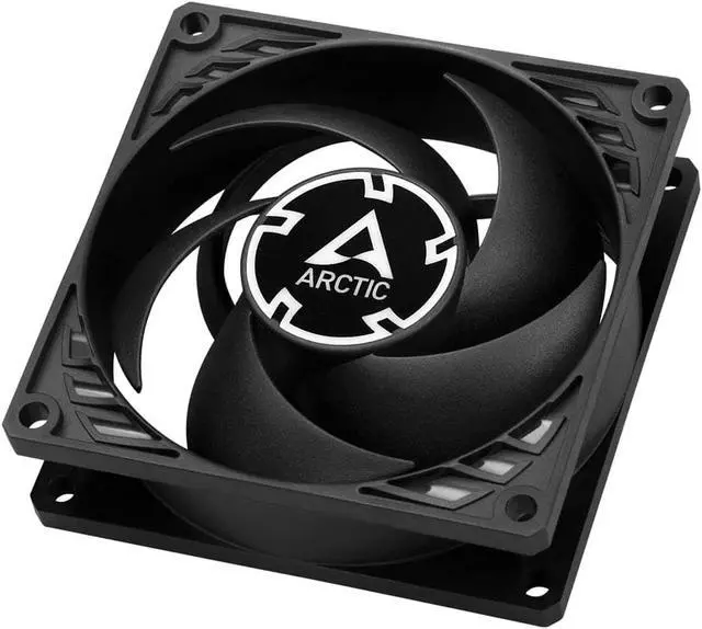 Alt view image 4 of 7 - ARCTIC P8 PWM PST (5 Pack) - 80 mm Case Fan, PWM Sharing Technology (PST), Pressure-Optimised, Very Quite Motor, Computer, Fan Speed: 200-3000 RPM - Black