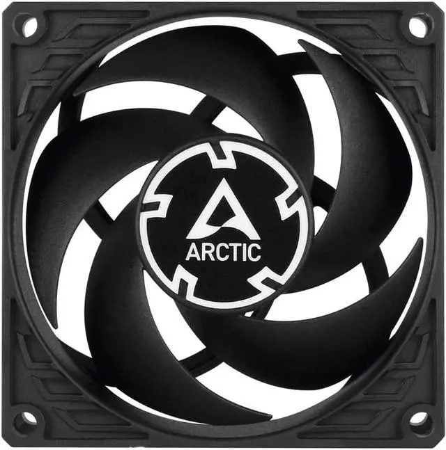 Alt view image 3 of 7 - ARCTIC P8 PWM PST (5 Pack) - 80 mm Case Fan, PWM Sharing Technology (PST), Pressure-Optimised, Very Quite Motor, Computer, Fan Speed: 200-3000 RPM - Black