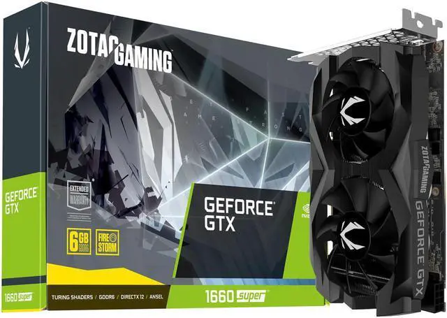 Main image of ZOTAC Gaming GeForce GTX 1660 Super 6GB GDDR6 192-bit Gaming Graphics Card, Super Compact, ZT-T16620F-10L