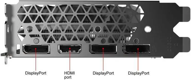 Alt view image 4 of 7 - ZOTAC Gaming GeForce GTX 1660 Super 6GB GDDR6 192-bit Gaming Graphics Card, Super Compact, ZT-T16620F-10L