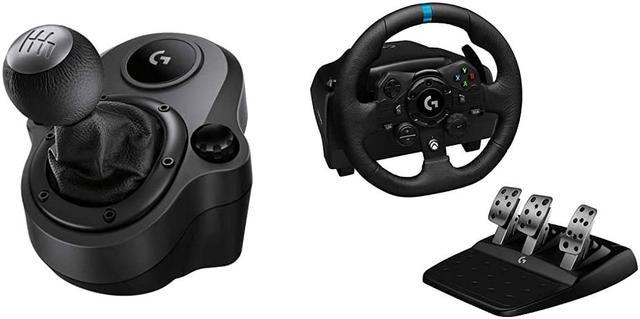 Logitech G Driving Force Shifter with Logitech G923 Racing Wheel