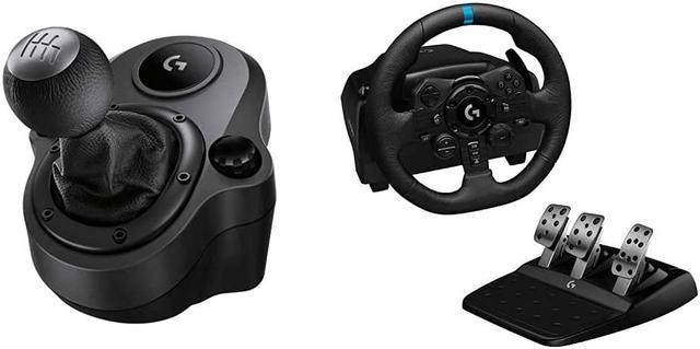 Logitech Pack G923 Volante y Pedales para PS4/PS5/PC + Driving Force  Shifter