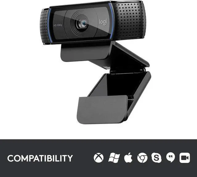 Alt view image 3 of 6 - Logitech HD Pro Webcam C920, 1080p Widescreen Video Calling and Recording (960-000764)