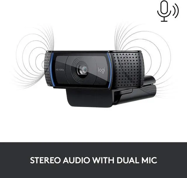 Alt view image 4 of 6 - Logitech HD Pro Webcam C920, 1080p Widescreen Video Calling and Recording (960-000764)