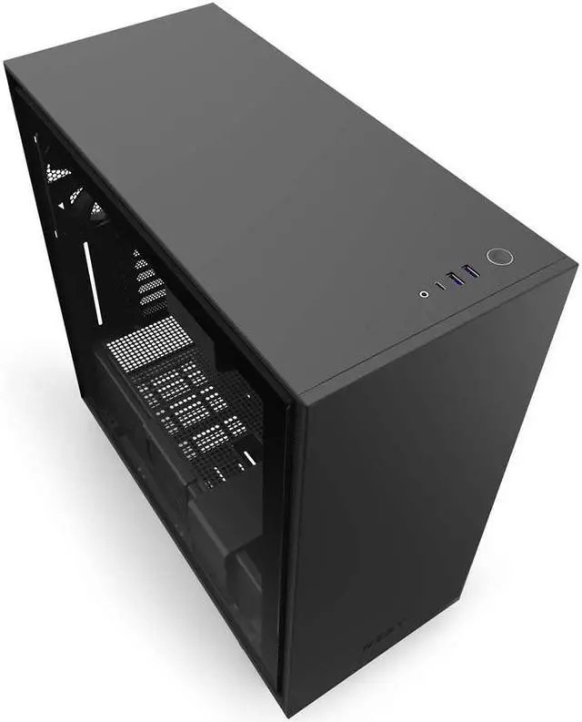 Alt view image 6 of 7 - NZXT H710 - CA-H710B-B1 - ATX Mid Tower PC Gaming Case - Front I/O USB Type-C Port - Quick-Release Tempered Glass Side Panel - Cable Management System - Water-Cooling Ready - Black