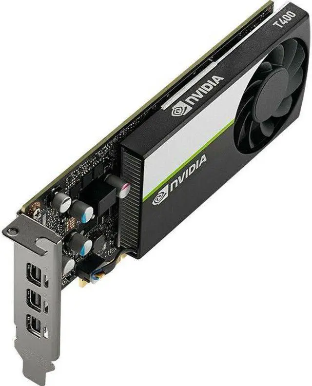 Alt view image 2 of 6 - PNY T400 2GB 64-bit GDDR6 PCI Express 3.0 x16 Low Profile Workstation Video Card VCNT400-PB
