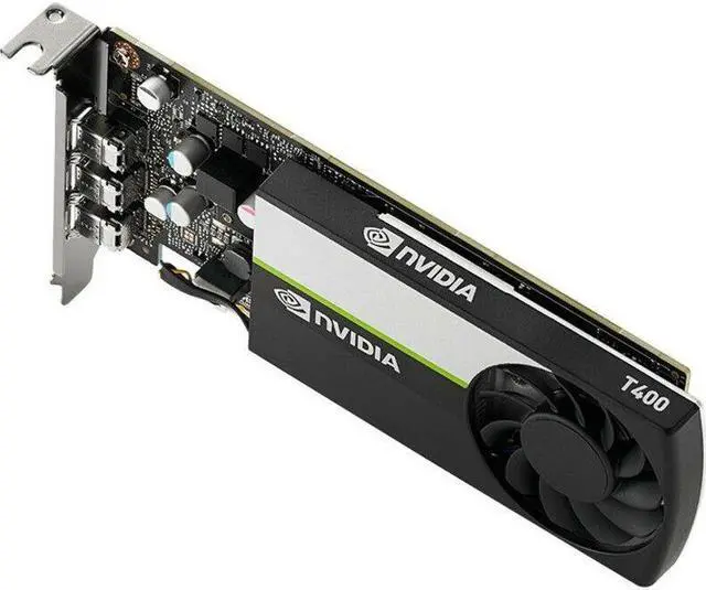 Alt view image 3 of 6 - PNY T400 2GB 64-bit GDDR6 PCI Express 3.0 x16 Low Profile Workstation Video Card VCNT400-PB