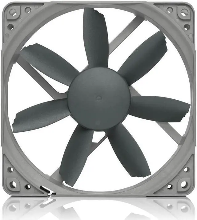 Alt view image 2 of 7 - Noctua NF-S12B redux-700, Ultra Quiet Silent Fan, 3-Pin, 700 RPM (120mm, Grey)