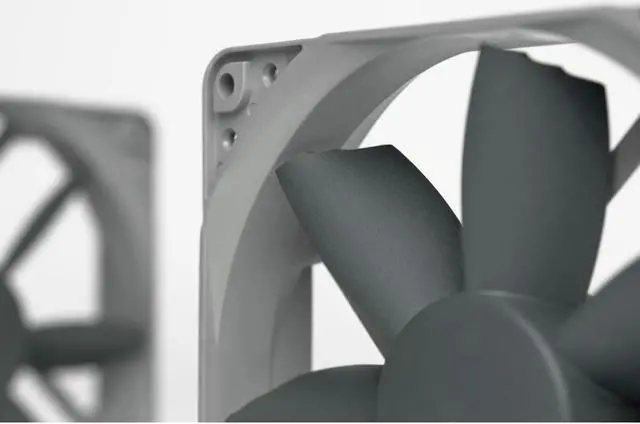 Alt view image 6 of 7 - Noctua NF-S12B redux-700, Ultra Quiet Silent Fan, 3-Pin, 700 RPM (120mm, Grey)