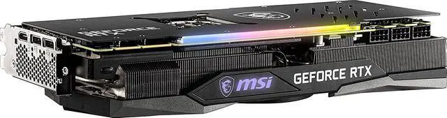 Alt view image 5 of 6 - MSI Gaming GeForce RTX 3090 24GB GDRR6X 384-Bit HDMI/DP Nvlink Tri-Frozr 2 Ampere Architecture OC Graphics Card (RTX 3090 GAMING X TRIO 24G)