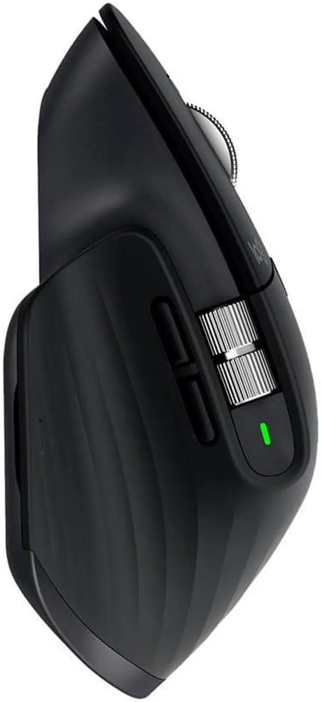 Alt view image 3 of 6 - Logitech - MX Master 3S Wireless Laser Mouse with Ultrafast Scrolling - Black