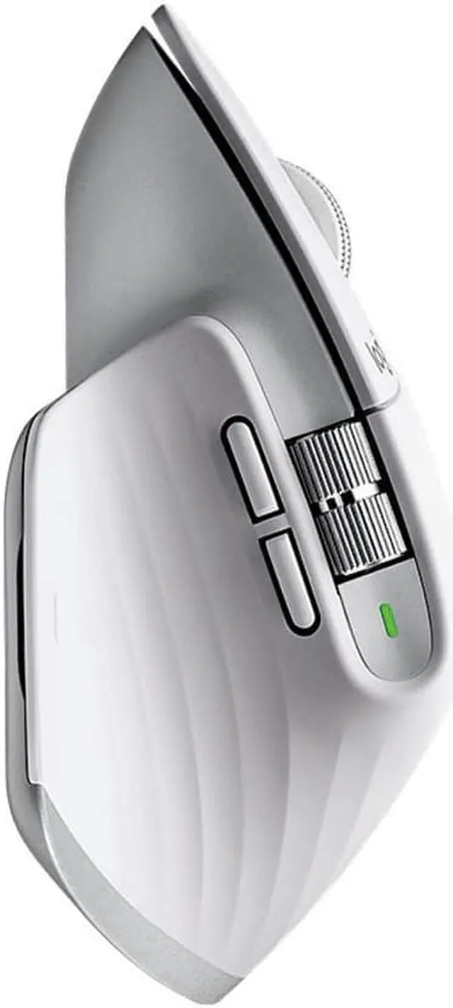 Alt view image 3 of 6 - Logitech - MX Master 3S Wireless Laser Mouse with Ultrafast Scrolling - Pale Gray 910-006558