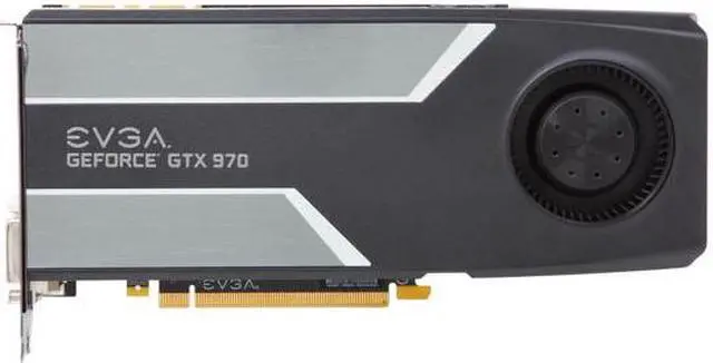 Alt view image 3 of 7 - EVGA GeForce GTX 970 4GB SC GAMING, Silent Cooling Video Graphics Card 04G-P4-1972-KR