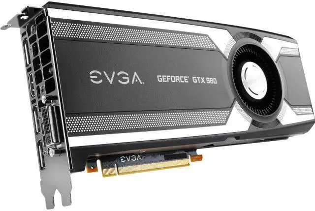 Alt view image 2 of 7 - EVGA GeForce GTX 980 4GB 04G-P4-1980-KR GAMING, Silent Cooling Video Graphics Card