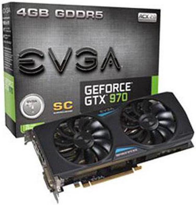 Alt view image 5 of 5 - EVGA GeForce Cooling Graphics Card GTX 970 4GB SC+ GAMING ACX 2.0, 4096MB GDDR5